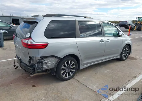 2018 Toyota Sienna Limited Premium 7 Passenger z USA, uszkodzony, nr VIN 5TDDZ3DC9JS208163